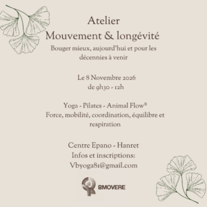 Atelier Mouvement et longévité